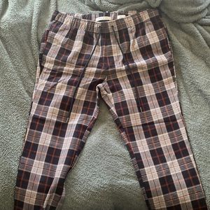 Plaid Joggers